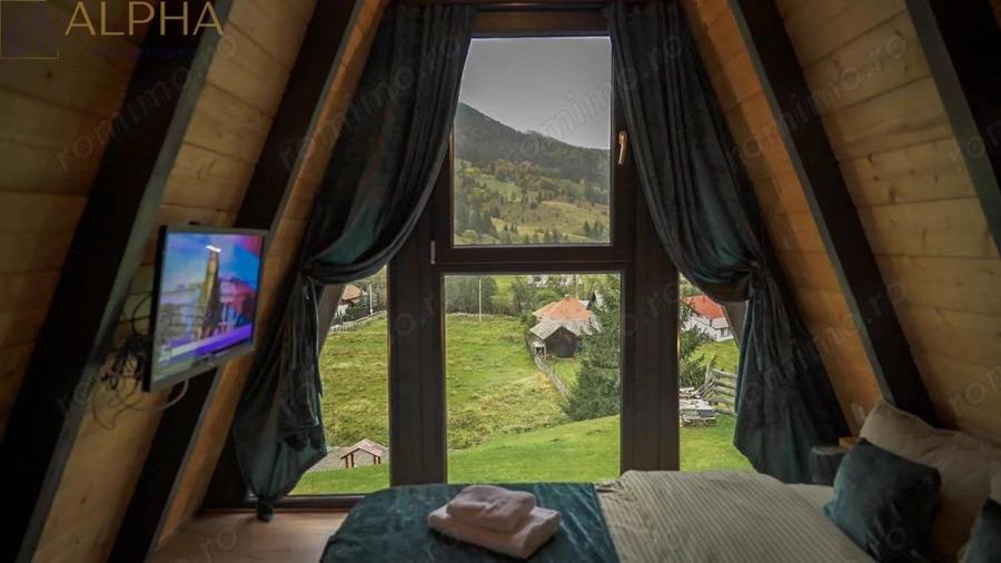 Cabana A Frame 115mp utili, Teren 3450mp, Coada Lacului Colibita - 11