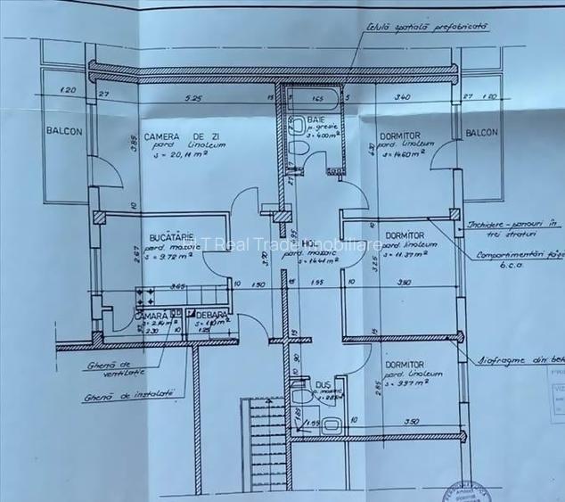 Apartament 4 camere structura mare Astra