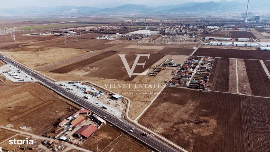 Teren 9.026 mp Sanpetru/Brasov PUZ Aprobat Blocuri P+2E+M - 5