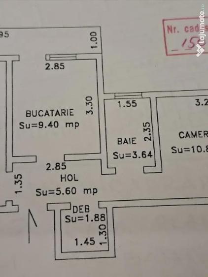 Vand apartament doua camere - 1