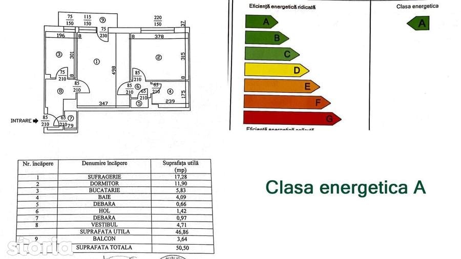 Apartament 2 camere Calea Grivitei mobilat,utilat langa metrou Grivi?a - 1