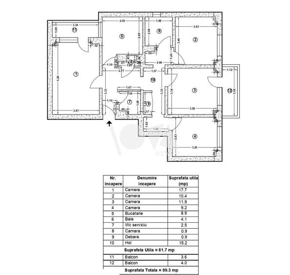 De vânzare: ap. 4 camere decomandat - necesită renovare - Tineretului - 1