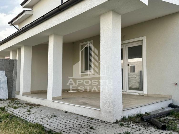 Duplex cu perete dublu 4 camere, complet finalizat la asfalt Chisoda. - 34