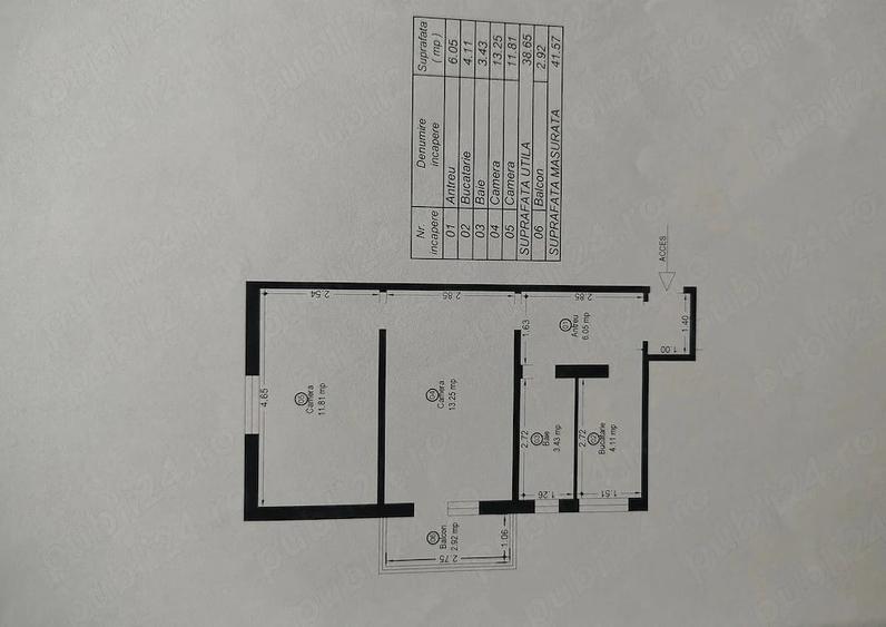 Apartament 2 camere zona Dambovita amenajat mobilat utilat centrala proprie - 7