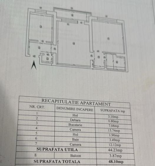 Tatarasi-Doi Baieti-2 Camere 48mp-renovat - 2