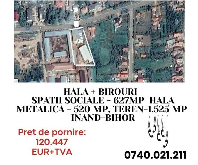 Spațiu comercial, de 627 mp, în Cefa