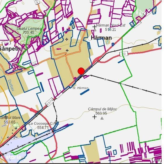 Teren intravilan de vanzare - Harman - 1000 mp - 3