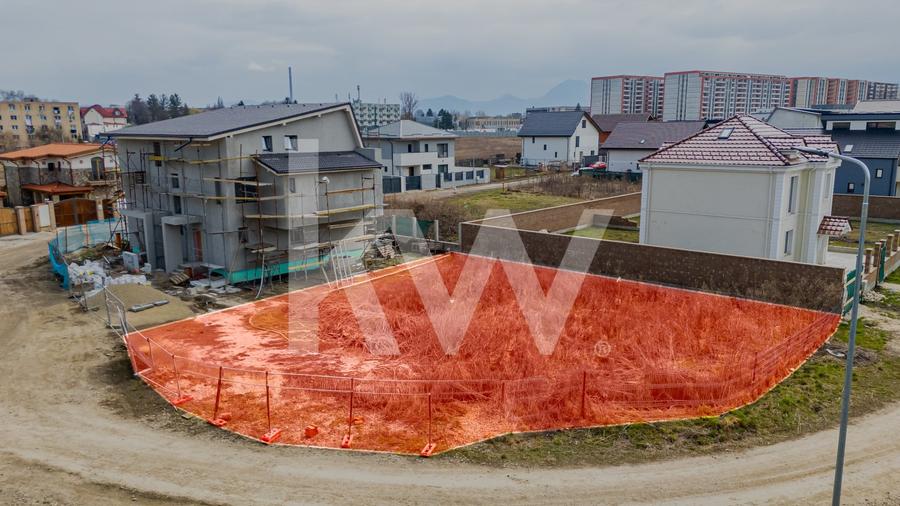 Teren intravilan cartier Tractorul, Brașov + proiect duplex P+2 ,Comision 0% - 1