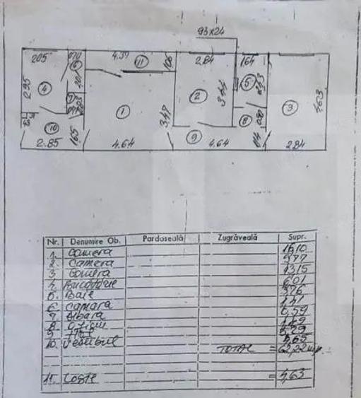 Apartament 3 camere, 68 mp, Alexandru Obregia - 1