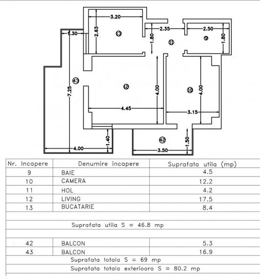 Apartament decomandat, luminos, bucatarie inchisa bloc finalizat - 6