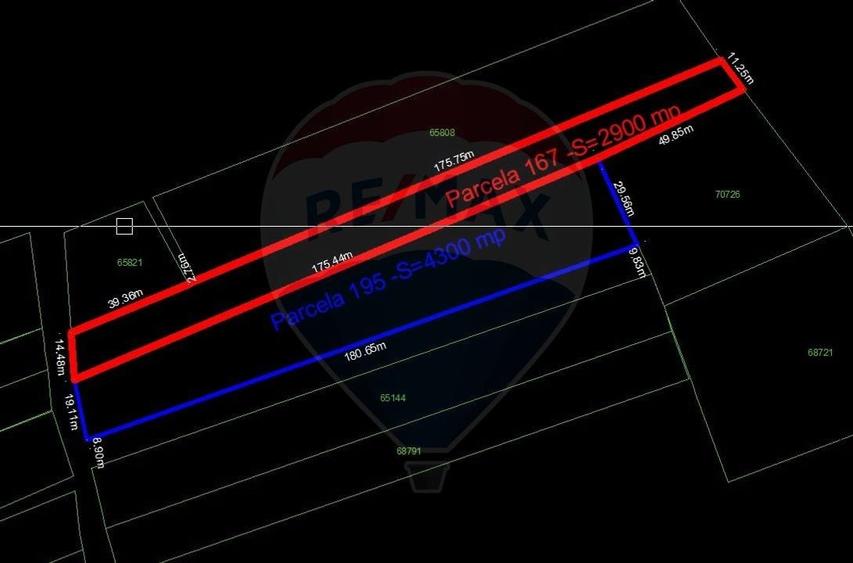 Teren de vânzare – 2.900 mp, Dezmir | Acces la două străzi, Comision 0 - 4