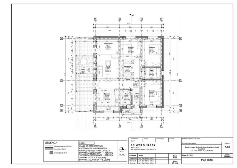 Casa 4 camere,2 băi,127 mp, 618mp teren,  0% comision - 7