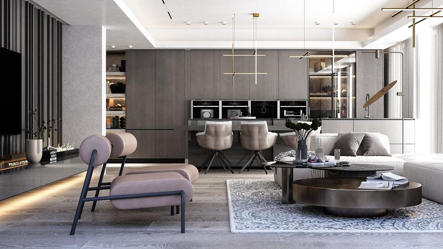 Apartament cu 3 camere decomandat în Noua