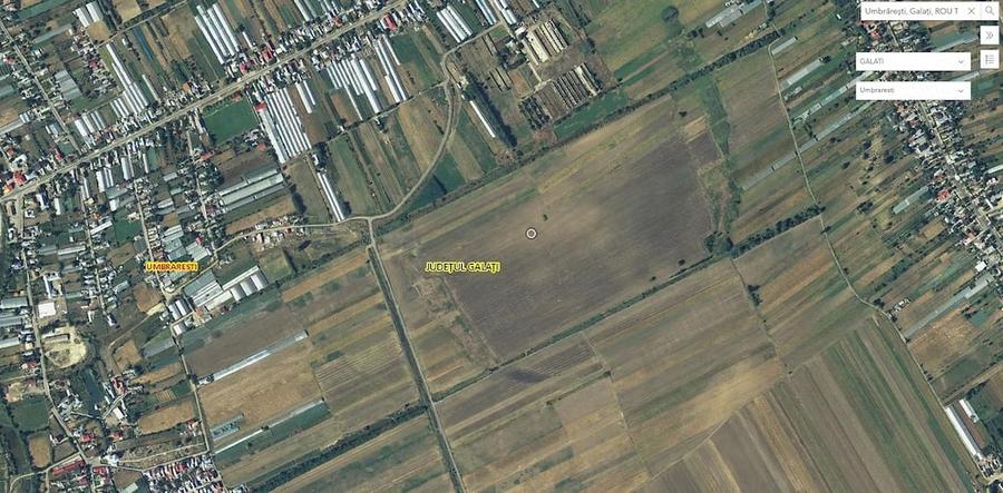 Teren de 10000 mp, în Umbrărești