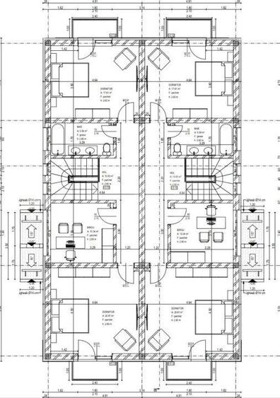 Duplex 4 camere, 140 mp utili, suprafata teren 300 mp, Giroc - 1