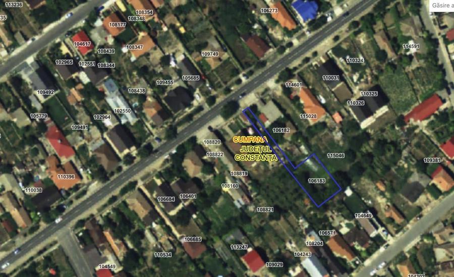 Teren intravilan 698 mp - deschidere la Soseaua Constantei, Cumpana - 1