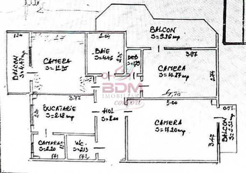 COMISION O | Apartament 3 camere | decomandat | 73 mp | zona centrala - 3