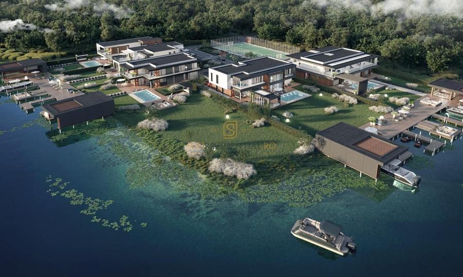 Vila exclusivista cu piscina si ponton pe malul Lacului Snagov - 5