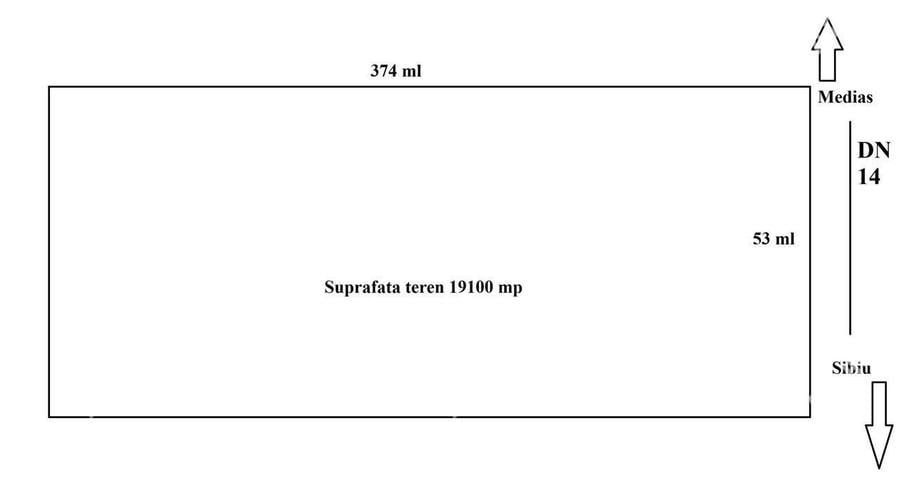 Teren intravilan industrial cu PUZ 19100 mp zona Hornbach din Sibiu - 2