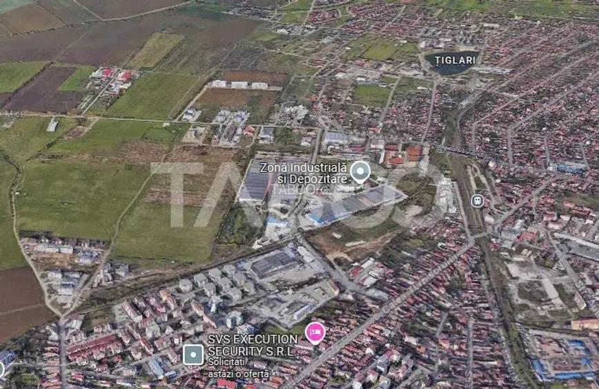 Teren intravilan de vanzare pentru constructie blocuri 5500 mp Sibiu