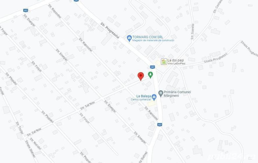 teren intravilan 1193 mp in centrul satului Margineni Neamt cu constructie pe el - 1