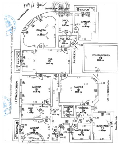 Apartament 5 camere, 192 mp, interbelic, zona Centrala – Strada Cercului - 4