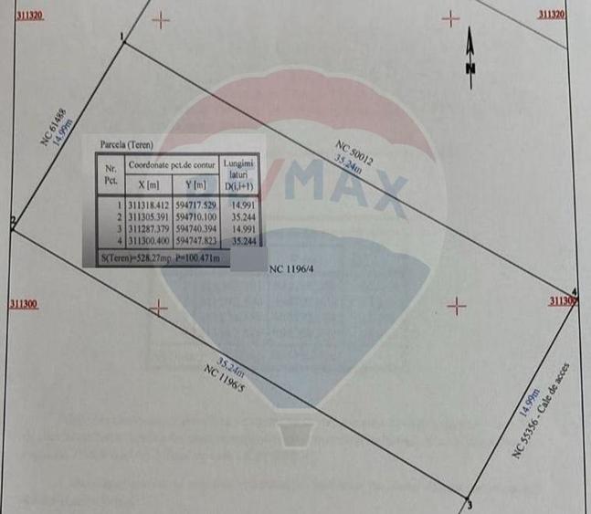 Teren de vanzare, utilitati la poarta , 528mp, 15ml, com. Berceni - 8