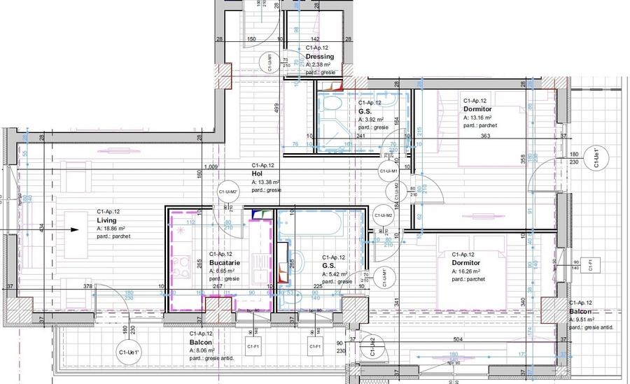 INTABULAT Apartament 3 camere decomandat, 88 mp, aproape de Lidl, accept CREDIT - 6