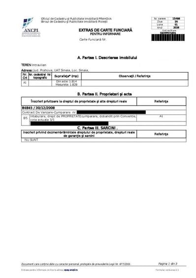 Oportunitate de Investiție: Teren 1.814 mp | Calea Codrului, Sinaia - 10