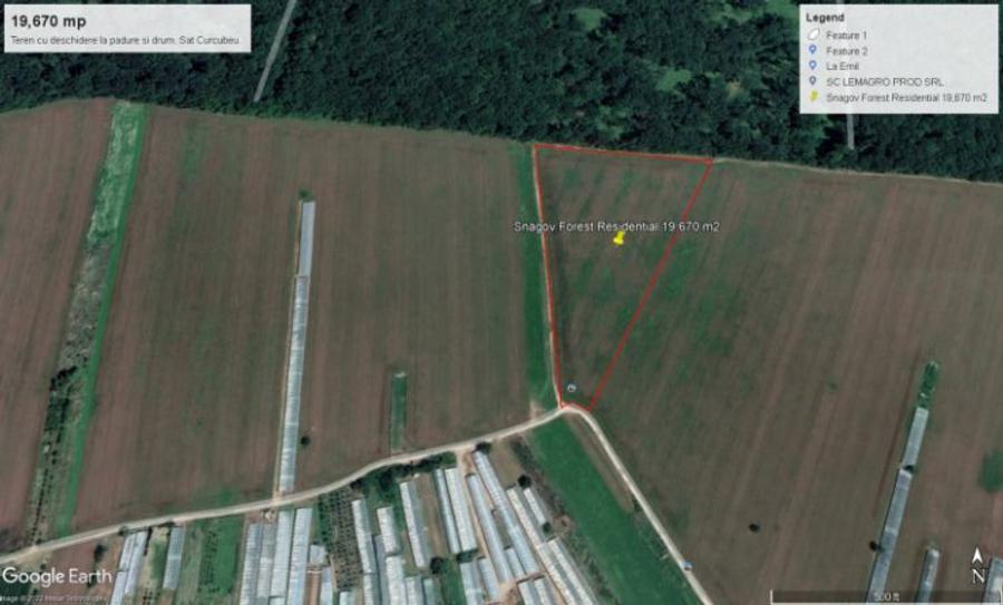 Vand teren 2 ha cu deschidere spre padure. - 2