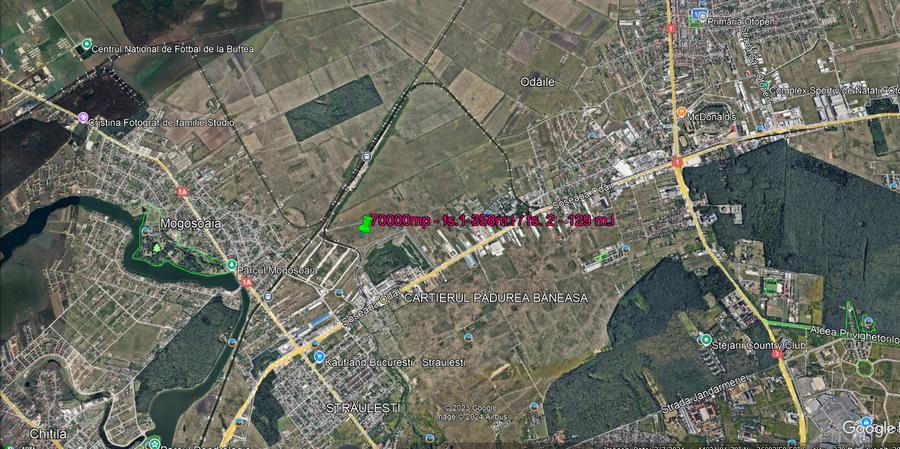 Teren 70000 mp cu deschidere de  358 m.l - 4