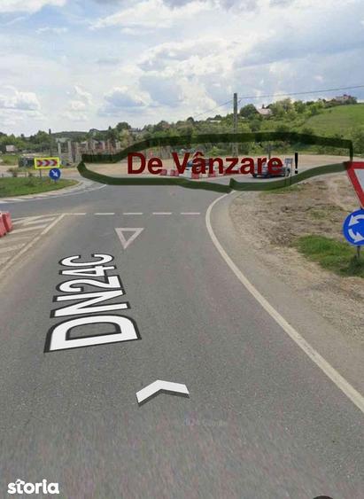 Teren 1900 mp in Sens Giratoriu DN24C Vanatori Ia?i Ideal Sta?ie PECO - 1