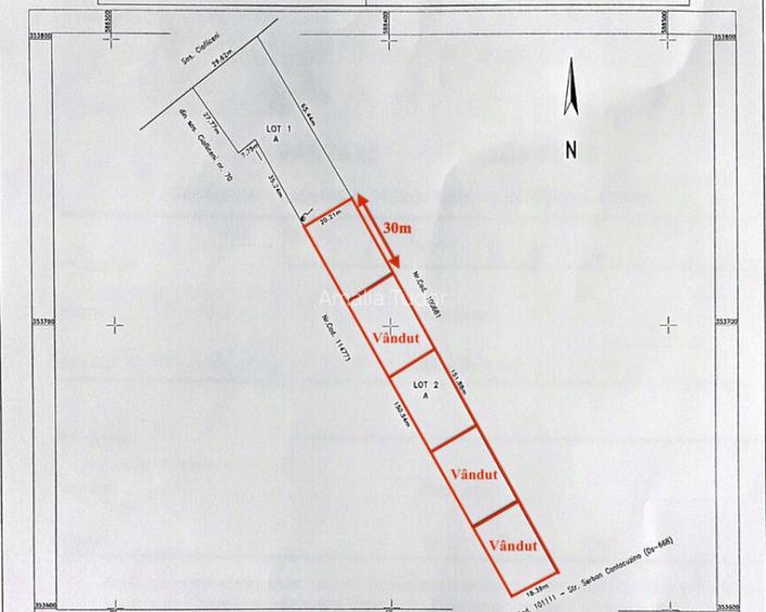 Loturi de casa de 583mp, deschidere 30m, Ciofliceni - Snago Loturi de casa de 583mp, deschidere 30m, Ciofliceni - Snago