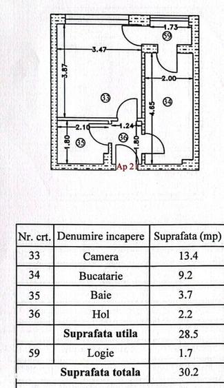 Apartament cu 4 camere în Progresul
