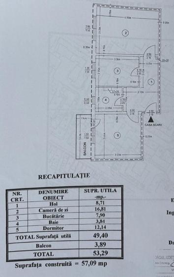 Apartament cu 2 camere decomandat în Mărăței