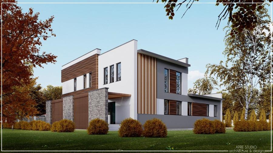 Casa individuala de lux cu 5 camere. Teren 700 mp. Comision 0 - 1