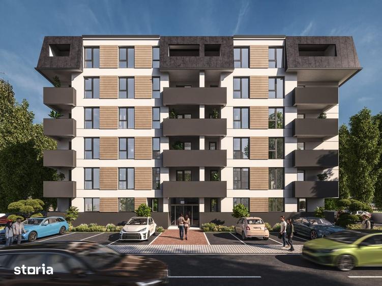 Garsoniera moderna, bucatarie inchisa, str Tineretului,Chiajna - 7