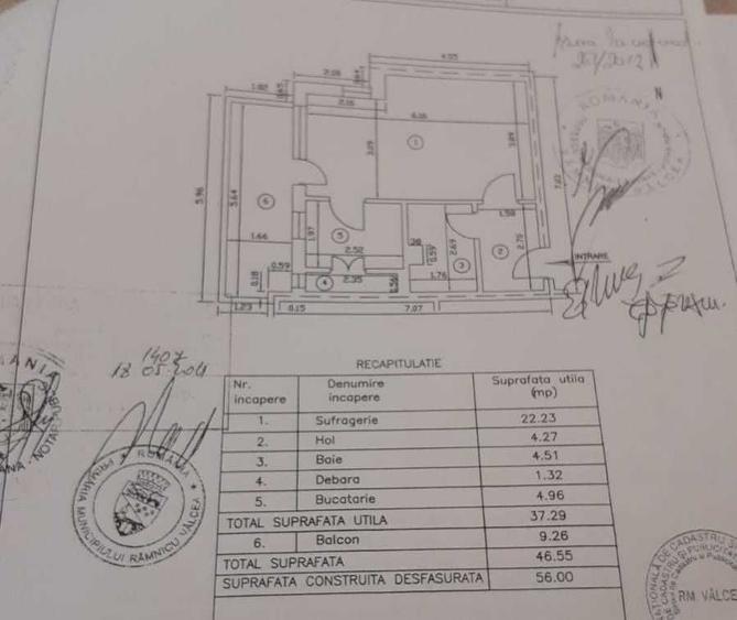 Apartament cu 2 camere semidecomandat în Exterior Vest