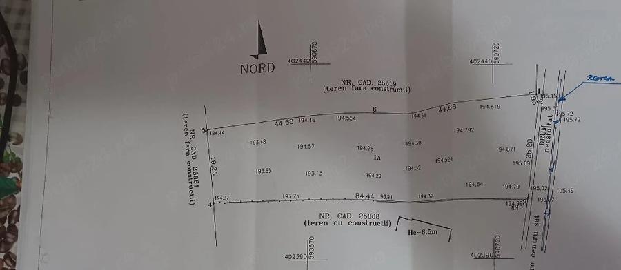 Apartament cu 2 camere decomandat în Central