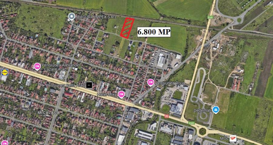 Teren 6.800 MP zona Micalaca - ID : RH-41013-property - 1