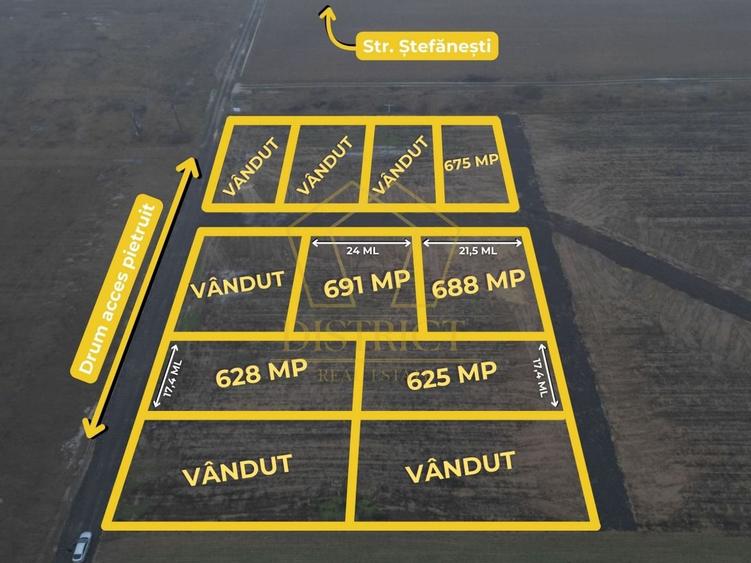 Parcele de teren duplex/individuala front 15.5-24ml | Mosnita Noua - 1
