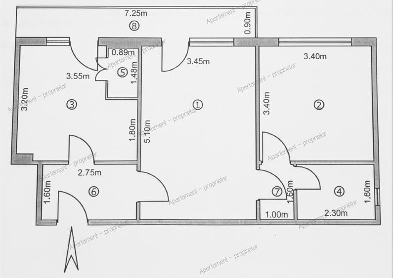 Apartament 2 camere – etaj 1/10 – proprietar – 0% comision - 1
