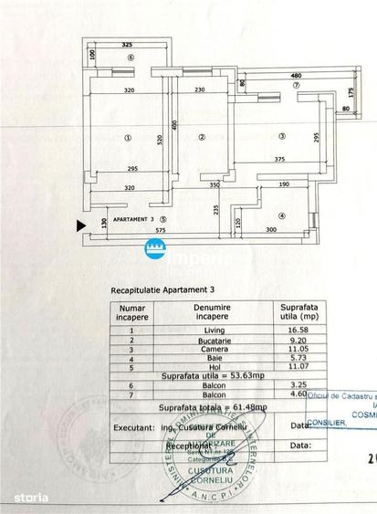 Apartament 2 Cam D 61.5 mp, Parcare, Boxa, Pepinerei Valea Adanca Ias - 7