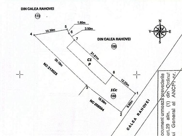 Teren 469 mp si Casa (101 mp), Piata Cosbuc - 3