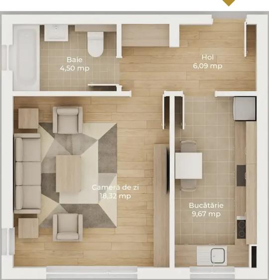 Garsoniera Finalizata - 1