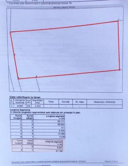 Vand teren pentru constructie in Vechea- Chinteni - 5