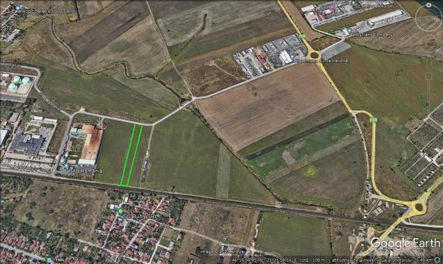 Teren pentru hala, centura Micalaca - 1