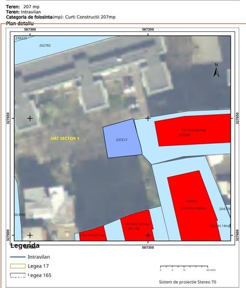 Teren ultracentral Bucuresti, Piata Amzei, 207 mp - 2