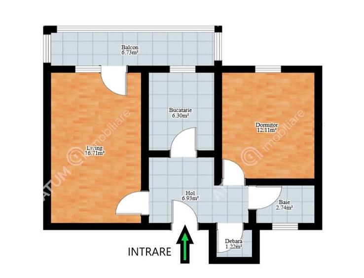 Apartament 2 camere balcon zona Mihai Viteazu din Sibiu - 6