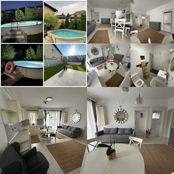 Apartament cu 3 camere gradina privata 165 mp cu piscina incalzita terasa exterioara si 2 parcari private - 3